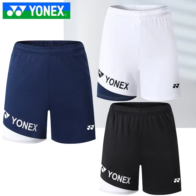 Badminton Yonex - YONEX เสื้อแจ็คเก็ตแบดมินตันแห้งเร็วระบายอากาศได้ดีสำหรับผู้ชายและผู้หญิง กางเกงขาสั้นผู้ชาย กางเกงขาสั้นกีฬาลำลอง