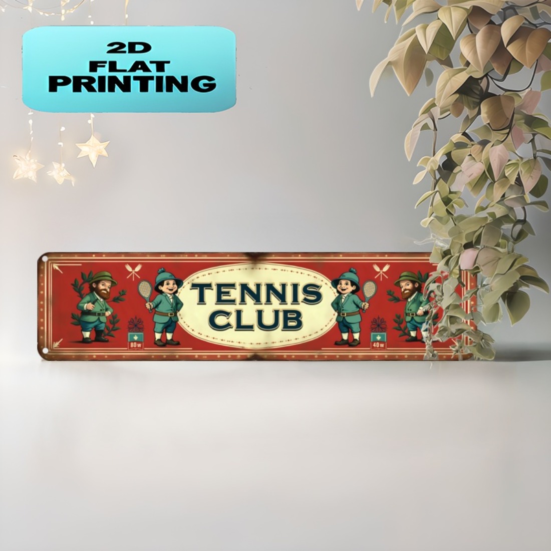 Badminton Quotes - ป้ายโลหะติดผนังลายสโมสรเทนนิสสไตล์วินเทจ ขนาด 16x4 นิ้ว แบบ 2