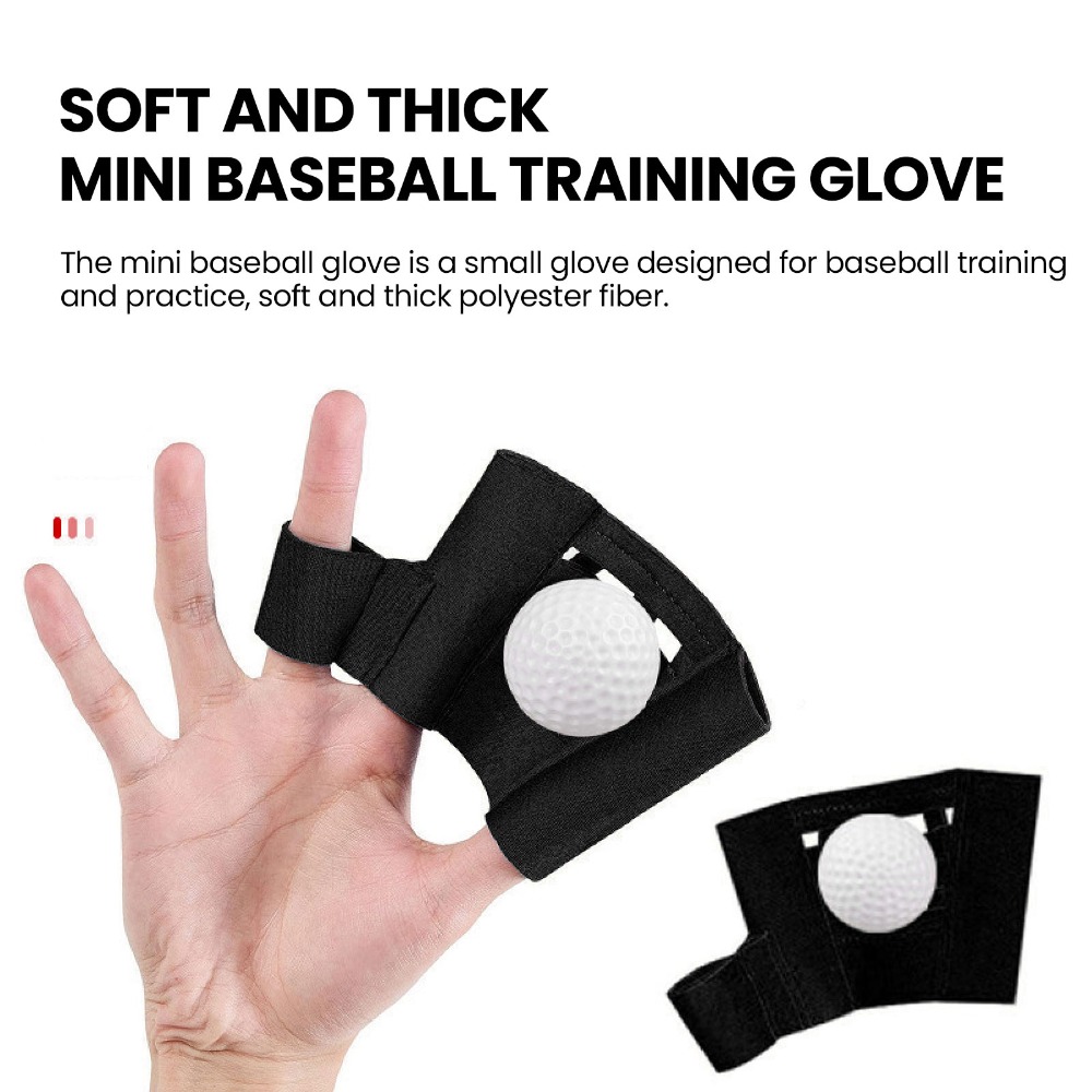 Training Net Mini - ถุงมือฝึกซ้อมแบบมีตาข่ายทำจากเส้นใยโพลีเอสเตอร์ น้ำหนักเบา ดีไซน์สองนิ้ว ถุงมือฝึกซ้อมแบบมีตาข่าย ระบายอากาศได้ดี ถุงมือแบบมีตาข่ายขนาดเล็ก