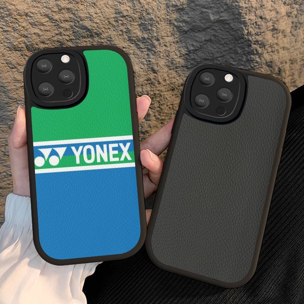 Badminton Yonex - แฟชั่นแบดมินตัน Y-Yonex เคสโทรศัพท์หนังสำหรับไอโฟน 16 16e 15