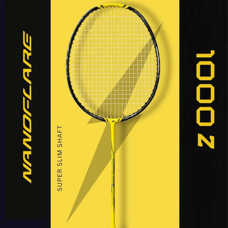 Badminton Yonex - ไม้แบดมินตัน YONEX NANOFLARE 1000Z คาร์บอนน้ำหนักเบา ไม้แบดมินตันความเร็วสูง