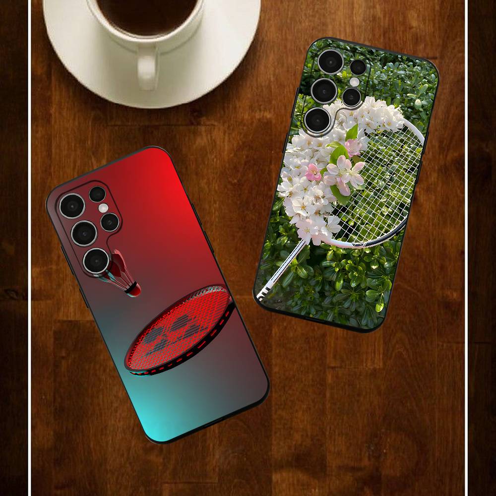 Badminton Quotes - เคสซิลิโคนลายแบดมินตันสำหรับ Samsung S25 24 23 22