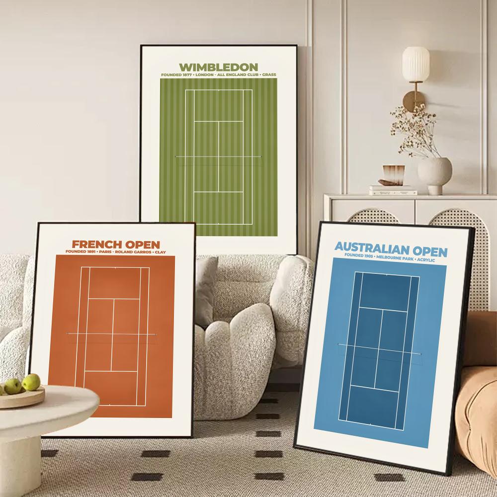 กรอบรูปแกรนด์สแลมเทนนิสภาพวาดก - Badminton Quotes บทวิจารณ์และราคา